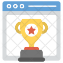 پیش‌نمایش فایل website-award از پک آیکن‌های مسطح سئو و بهینه‌سازی وب