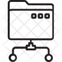 پیش‌نمایش فایل network-folder-28 از پک آیکن‌های خطی سئو و بهینه‌سازی وب
