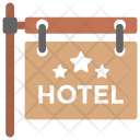 پیش‌نمایش فایل hotel-signboard-45 از پک آیکن‌های مسطح سفر ۲