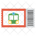 پیش‌نمایش فایل railway-ticket از پک آیکن‌های مسطح سفر ۲