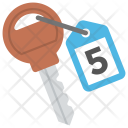 پیش‌نمایش فایل room-key-20 از پک آیکن‌های مسطح سفر ۲