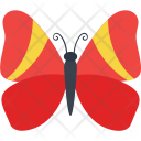 پیش‌نمایش فایل red-with-yellow-stripes-butterfly از پک آیکن‌های مسطح پروانه‌ها