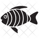 پیش‌نمایش فایل small-goldfish از پک آیکن‌های گلیف ماهی‌ها
