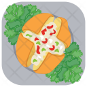 پیش‌نمایش فایل cheesy-garlic-bread-sandwich از پک ظروف