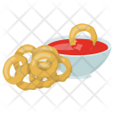 پیش‌نمایش فایل onion-rings-with-dipping-sauce از پک ظروف