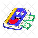 پیش‌نمایش فایل money-book-8158598 از پک استیکرهای گرافیتی