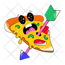 پیش‌نمایش فایل pizza-slice-8158614 از پک استیکرهای گرافیتی