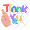 پیش‌نمایش فایل thank-sticker-8539710 از پک استیکرهای تشکر پویانمایی