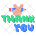 پیش‌نمایش فایل thank-sticker-8539727 از پک استیکرهای تشکر پویانمایی