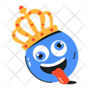 پیش‌نمایش فایل king-emoji-8311924 از پک روز اول آوریل (دروغ اول آوریل)