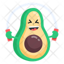 پیش‌نمایش فایل happy-avocado-8375075 از پک استیکرهای مراقبت از خود