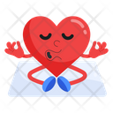 پیش‌نمایش فایل heart-meditation-8375058 از پک استیکرهای مراقبت از خود
