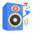 پیش‌نمایش فایل music-speaker-8395317 از پک استیکرهای تولد