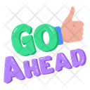 پیش‌نمایش فایل go-ahead-8661521 از پک استیکرهای جوینده کار پویانمایی