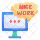 پیش‌نمایش فایل nice-work-8661546 از پک استیکرهای جوینده کار پویانمایی
