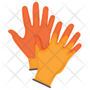 پیش‌نمایش فایل protective-gloves از پک آیکن‌های مسطح ابزار