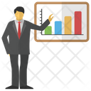 پیش‌نمایش فایل business-presentation-87 از پک آیکن‌های مسطح خرید کسب و کار