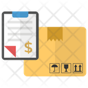 پیش‌نمایش فایل delivery-invoice از پک آیکن‌های مسطح خرید کسب و کار