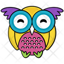 پیش‌نمایش فایل baby-owl از پک آیکن‌های وکتور جغد بچه کارتونی