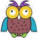 پیش‌نمایش فایل cute-owl از پک آیکن‌های وکتور جغد بچه کارتونی