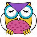 پیش‌نمایش فایل owl-299 از پک آیکن‌های وکتور جغد بچه کارتونی