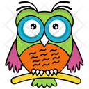پیش‌نمایش فایل owl-301 از پک آیکن‌های وکتور جغد بچه کارتونی