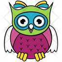 پیش‌نمایش فایل owl-302 از پک آیکن‌های وکتور جغد بچه کارتونی