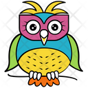پیش‌نمایش فایل owl-304 از پک آیکن‌های وکتور جغد بچه کارتونی