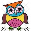 پیش‌نمایش فایل owl-313 از پک آیکن‌های وکتور جغد بچه کارتونی