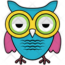 پیش‌نمایش فایل owl-317 از پک آیکن‌های وکتور جغد بچه کارتونی
