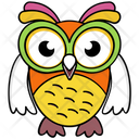 پیش‌نمایش فایل owl-319 از پک آیکن‌های وکتور جغد بچه کارتونی
