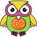 پیش‌نمایش فایل owl-320 از پک آیکن‌های وکتور جغد بچه کارتونی