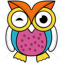 پیش‌نمایش فایل owl-325 از پک آیکن‌های وکتور جغد بچه کارتونی