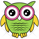 پیش‌نمایش فایل owl-326 از پک آیکن‌های وکتور جغد بچه کارتونی