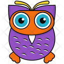 پیش‌نمایش فایل owl-329 از پک آیکن‌های وکتور جغد بچه کارتونی