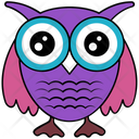 پیش‌نمایش فایل owl-331 از پک آیکن‌های وکتور جغد بچه کارتونی