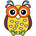 پیش‌نمایش فایل owl-332 از پک آیکن‌های وکتور جغد بچه کارتونی
