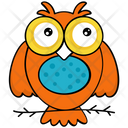 پیش‌نمایش فایل owl-333 از پک آیکن‌های وکتور جغد بچه کارتونی