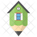 پیش‌نمایش فایل house-design-9 از پک آیکن‌های مسطح نقاشی خانه