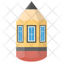 پیش‌نمایش فایل house-draft-3 از پک آیکن‌های مسطح نقاشی خانه
