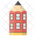 پیش‌نمایش فایل house-drawing-12 از پک آیکن‌های مسطح نقاشی خانه