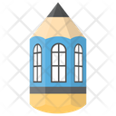 پیش‌نمایش فایل house-sketch-2 از پک آیکن‌های مسطح نقاشی خانه
