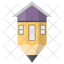 پیش‌نمایش فایل house-sketch-5 از پک آیکن‌های مسطح نقاشی خانه