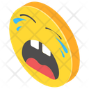 پیش‌نمایش فایل crying-emoji-32 از پک شکلک بامزه