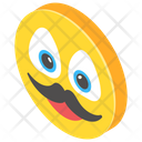 پیش‌نمایش فایل moustache-emoji از پک شکلک بامزه