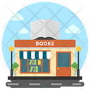 پیش‌نمایش فایل book-shop از پک نمای بیرونی ساختمان‌های تجاری