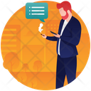پیش‌نمایش فایل businessman-chatting از پک جلسات