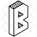 پیش‌نمایش فایل letter-b از پک الفبا و اعداد
