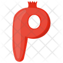 پیش‌نمایش فایل letter-p-1 از پک الفبای انتزاعی