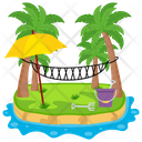 پیش‌نمایش فایل island-hammock از پک صحنه‌های مختلف از جزایر